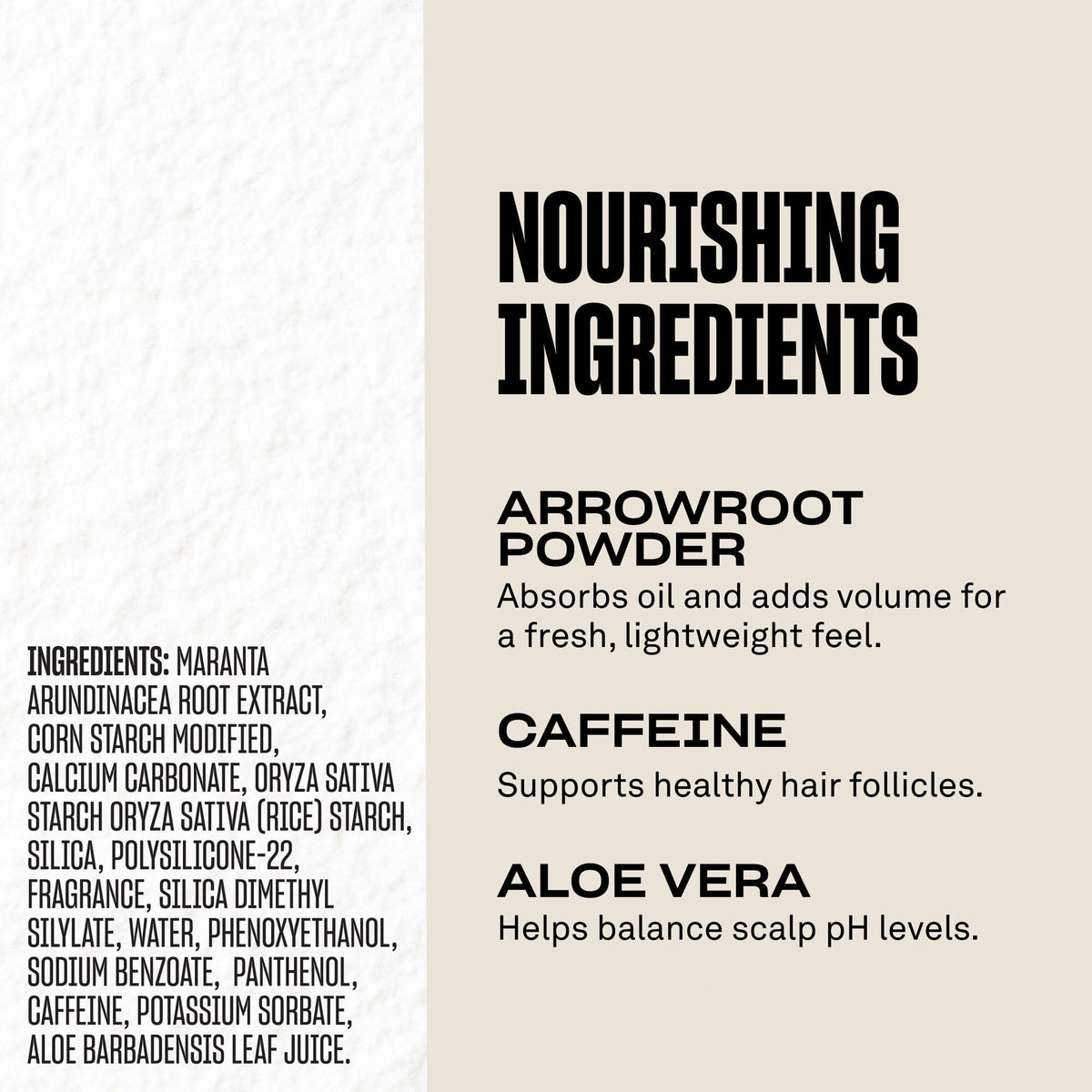 BABE ORIGINAL Root Refresh sea salt scent mingling with botanicals.