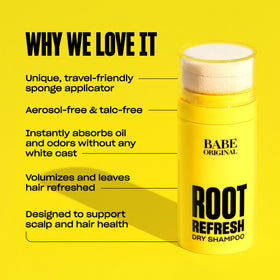 BABE ORIGINAL Root Refresh travel case ready for carry-on use.