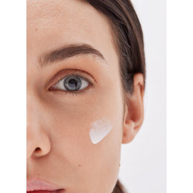 Close-up of Babe SPF 50 ultra-fluid texture for quick absorption
