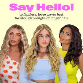 Safety-first Babe Waves waver with cool tips and velvet touch handle