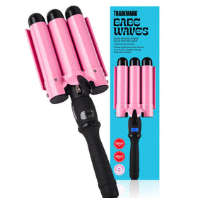 Babe Waves triple-barrel waver creates effortless beach waves with 1.25-inch barrels