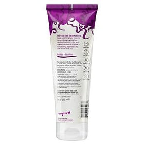 Applying Curl Talk gel in hand shows easy, on-the-go styling.