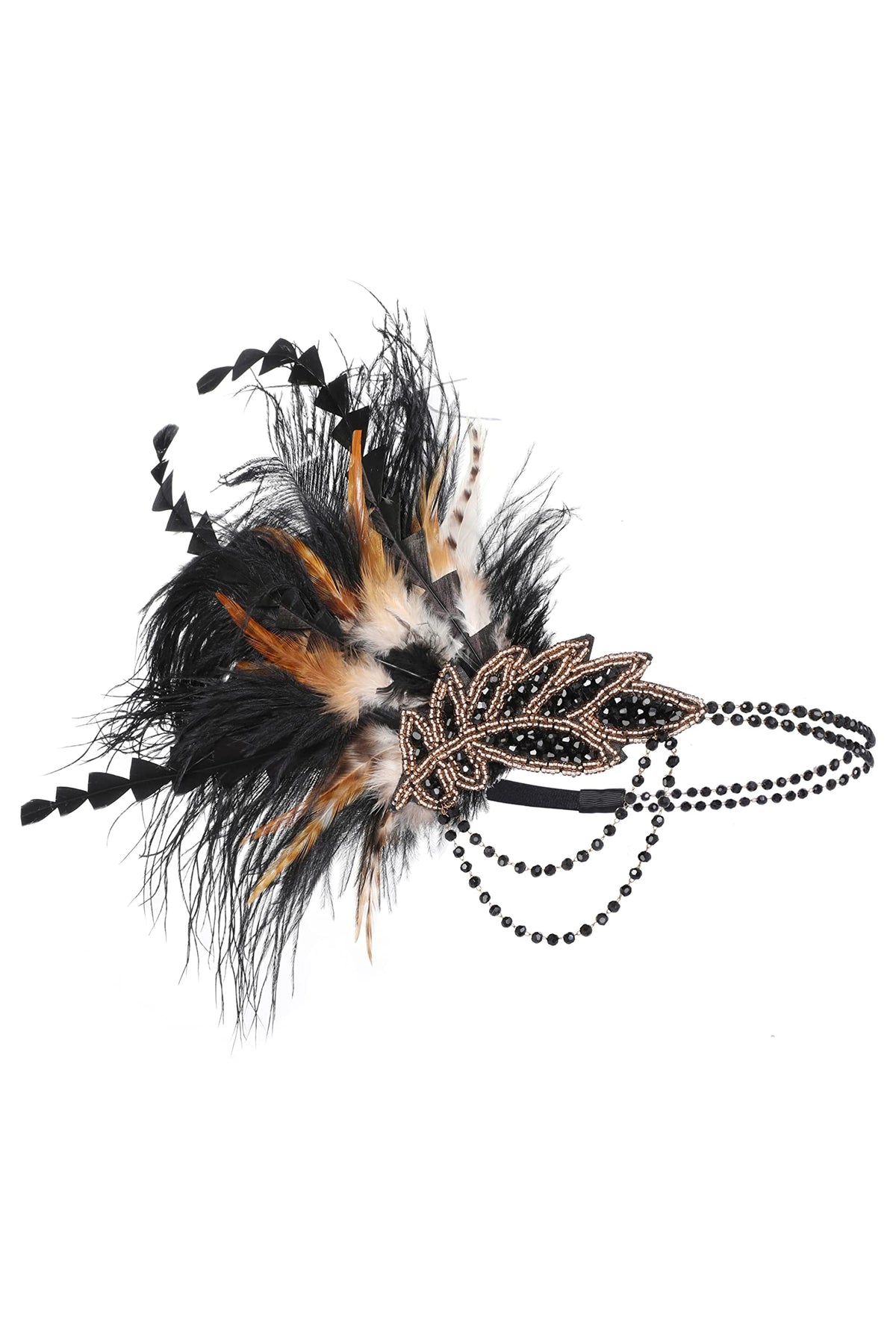 BABEYOND 1920s headpiece captures classic glamour for dances and parties.