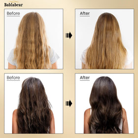 Bablabear Hair Oil end-smoothing suggests healthier-looking ends.