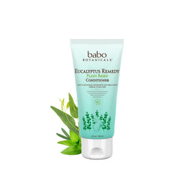 Babo Botanicals Eucalyptus Remedy Conditioner bottle ready for detangling and refreshing scent
