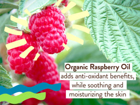 Babo Botanicals family-friendly sunscreen applied on face for all ages.