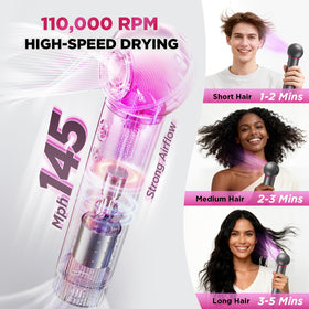 BABONIR ionic technology reduces frizz and boosts shine