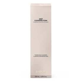 BABOR Deep Cleansing Foam foamy lather transforming into airy foam for comfortable cleansing