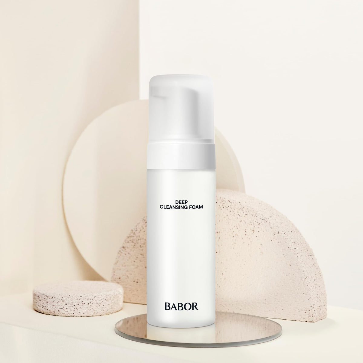BABOR Deep Cleansing Foam rinsing gracefully removes impurities without over-drying