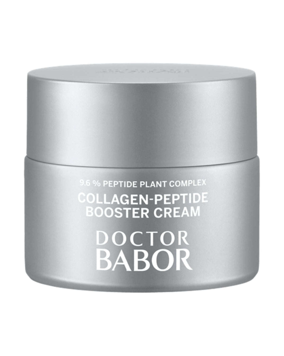 BABOR Doctor Collagen Peptide Booster Cream jar showing rich texture for firming skin