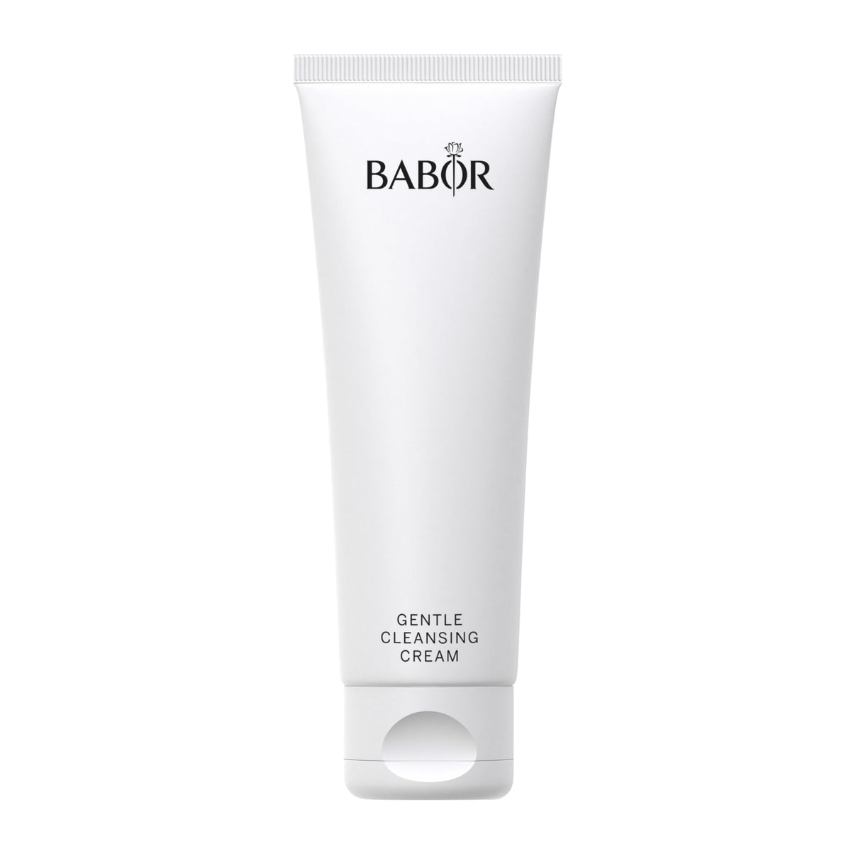BABOR Gentle Cleansing Cream texture swirl highlighting ultra-mild formula.