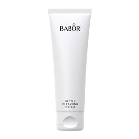 BABOR Gentle Cleansing Cream texture swirl highlighting ultra-mild formula.