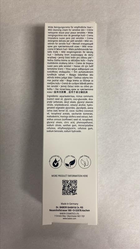 BABOR Gentle Cleansing Cream in routine for dry skin care.