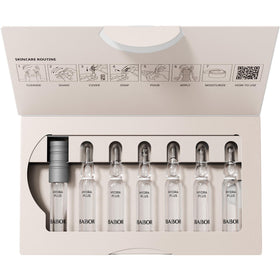 BABOR Hydra Plus packaging and ampoules ready for use.