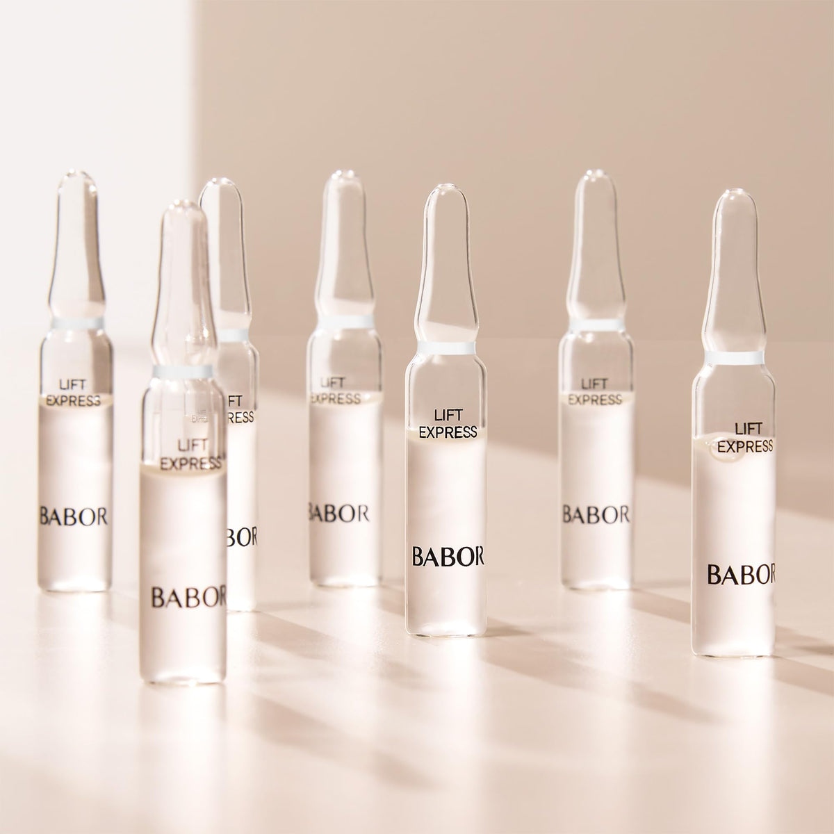 BABOR Lift Express Ampoule Concentrate anti-aging focus hints at improved elasticity