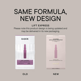 BABOR Lift Express Ampoule Concentrate serum texture appears light and silky for layering