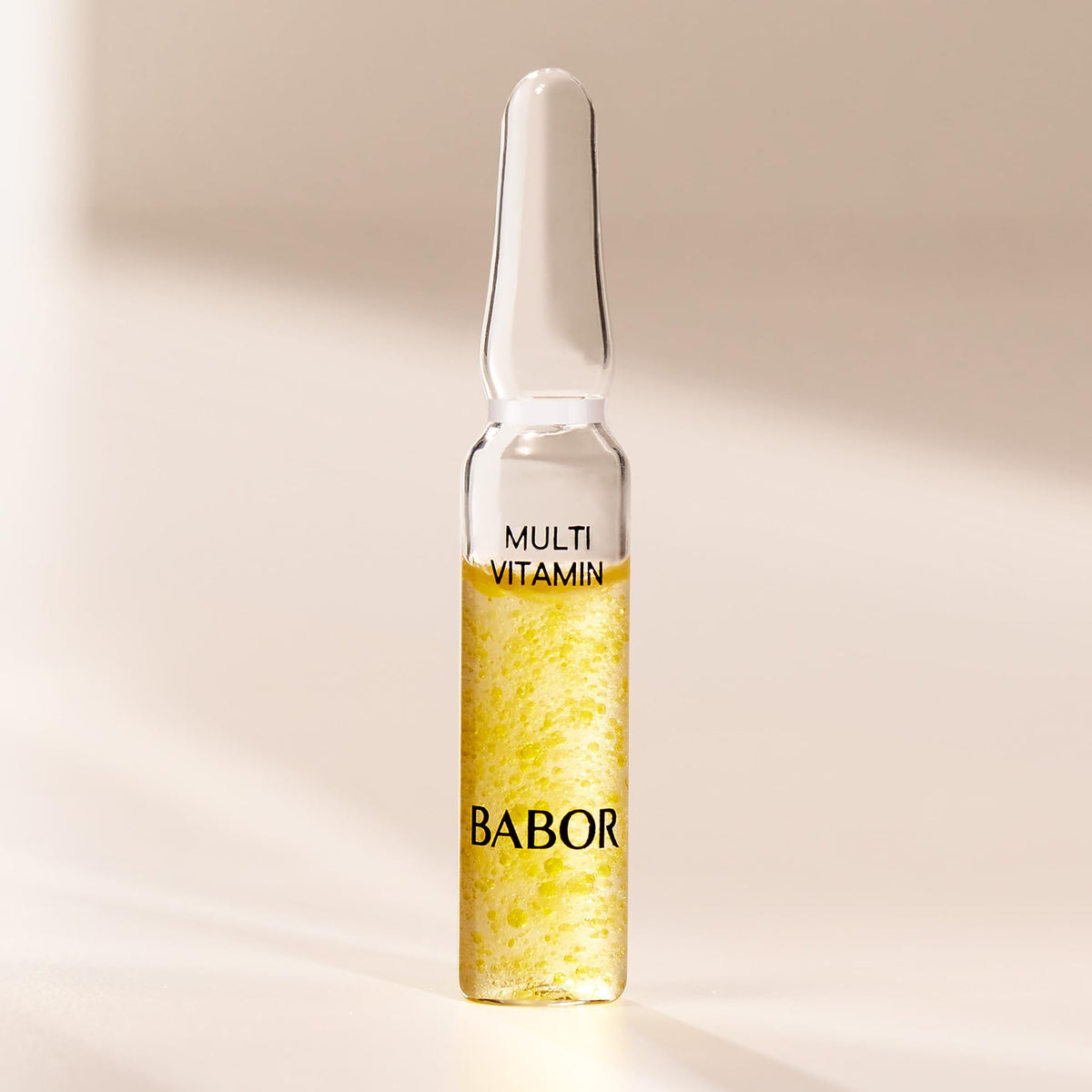 BABOR packaging and guide highlight seven vitamin-based treatments