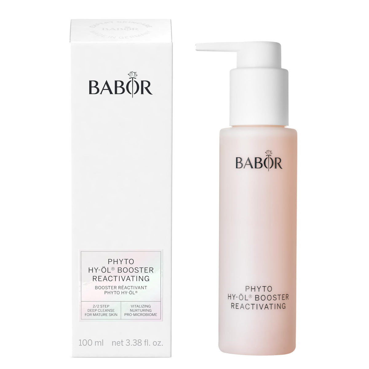BABOR Phyto Hy-Ol Booster bottle close-up for daily antioxidant care.