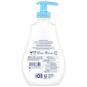 Three-pack display highlights value and hypoallergenic care for newborns.