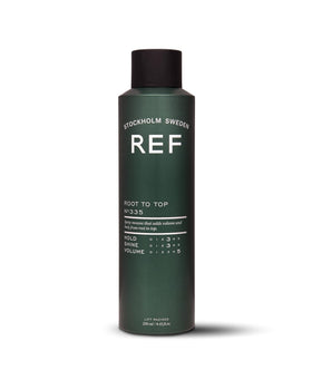 Brand BabyFaceDiary REF Root to Top Top Spray Mousse bottle delivering lift from the roots.