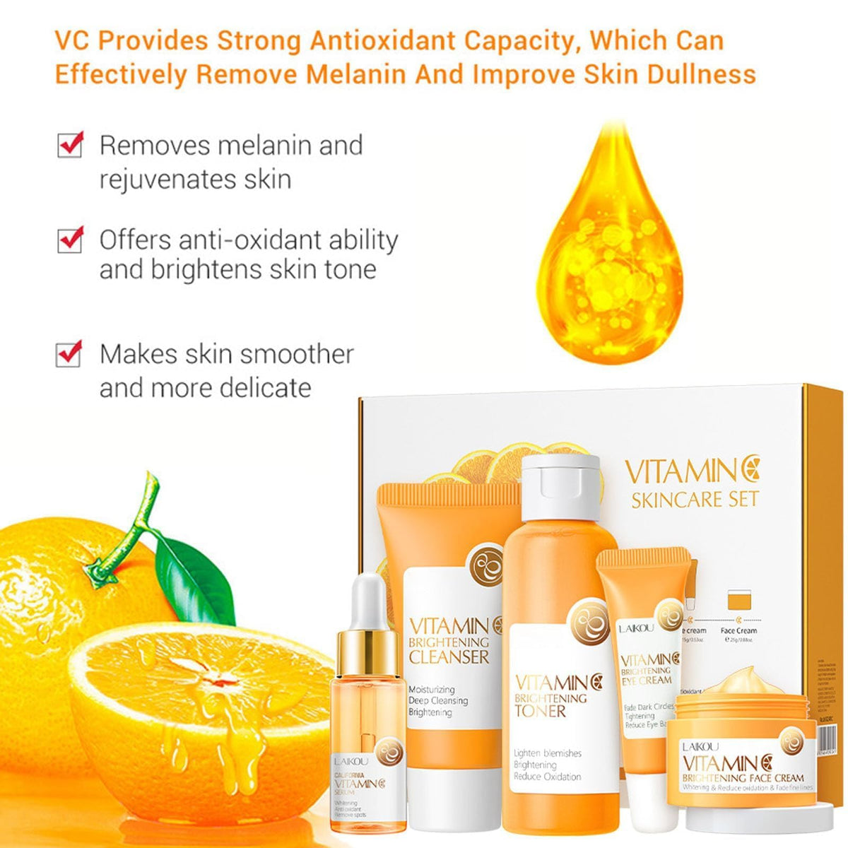 BabyFaceDiary Vitamin C Toner 100ml refreshes skin by removing excess oil.