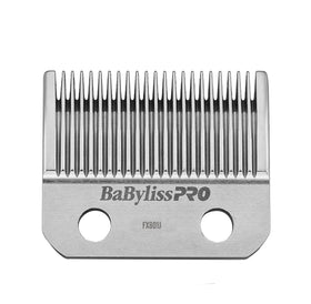 BaBylissPRO Barberology stainless steel taper blade close-up for precise fades and durability