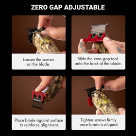 Camouflage housing with metal shield for durable, balanced feel.