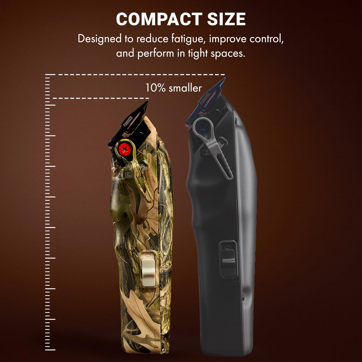 BaBylissPRO Camouflage charging stand demonstrates organized station with USB-C recharge.