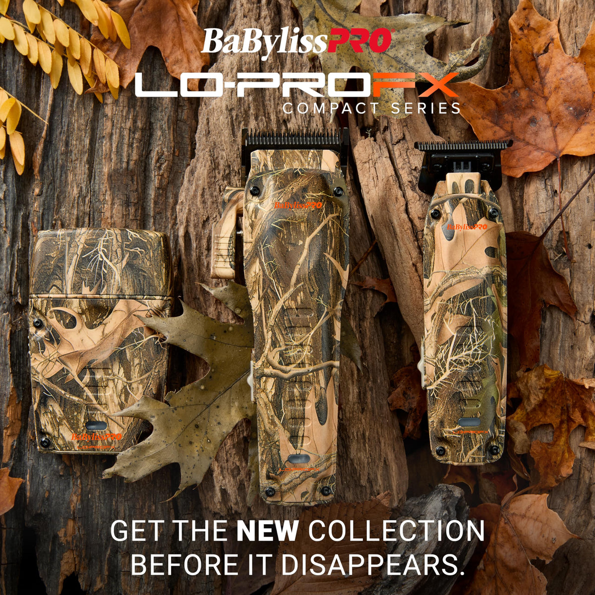 BaBylissPRO Camouflage packaging highlights rugged design and limited-edition appeal.