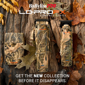 BaBylissPRO Camouflage packaging highlights rugged design and limited-edition appeal.