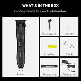 BaBylissPRO FX3 trimmer in use demonstrates accurate edging on hairlines