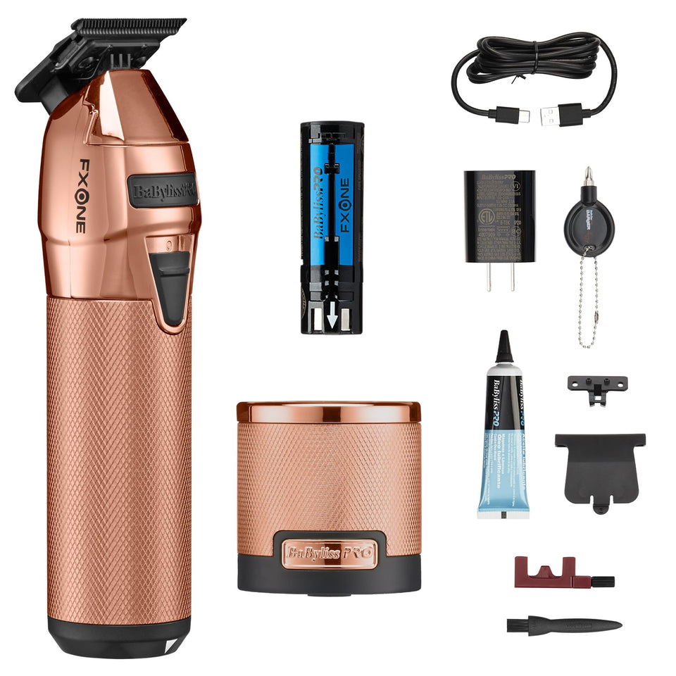 BaBylissPRO FXONE interchangeable battery shown for nonstop grooming with up to 3 hours runtime