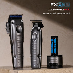 BaBylissPRO FXONE LO-PROFX dual voltage charging base supports global use.
