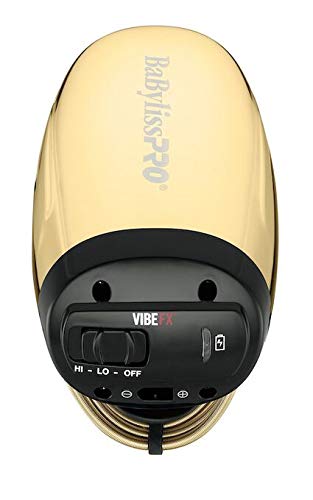 BaBylissPRO GoldFX massager in-use neck scene demonstrates a calming client experience.