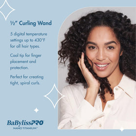 BaBylissPRO wand demonstrates even heat distribution for smooth styling