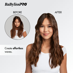 BaBylissPRO up to 430°F heat settings enable customizable styling options.