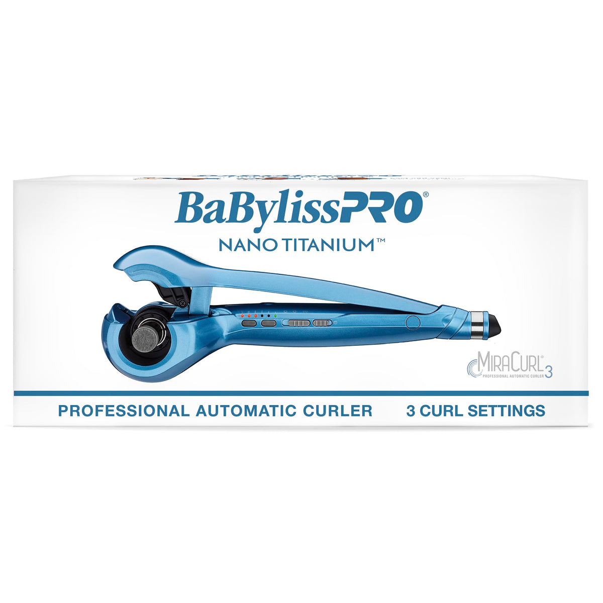 BaBylissPRO MiraCurl 3in1 tool creates loose waves for natural texture.