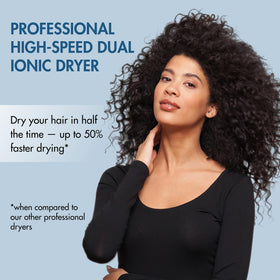 BaBylissPRO Nano Titanium dryer in use demonstrating professional styling possibilities