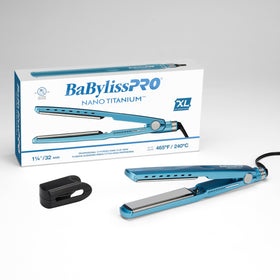 BaBylissPRO Nano Titanium Ionic Flat Iron digital ionic technology reduces frizz.