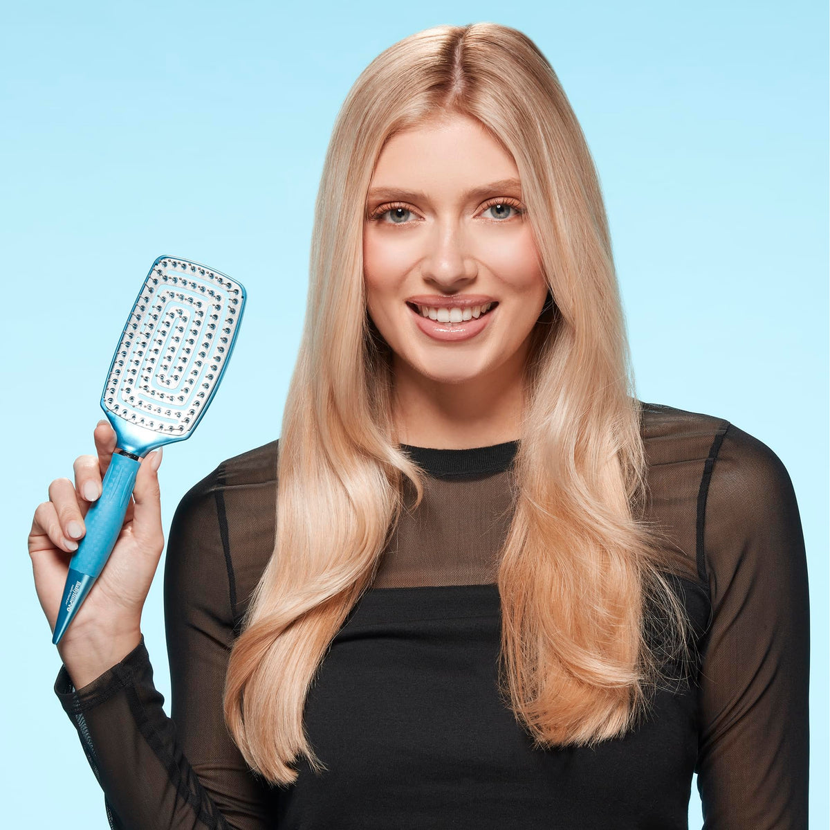 BaBylissPRO Nano Titanium ionic technology reduces frizz for polished hair.
