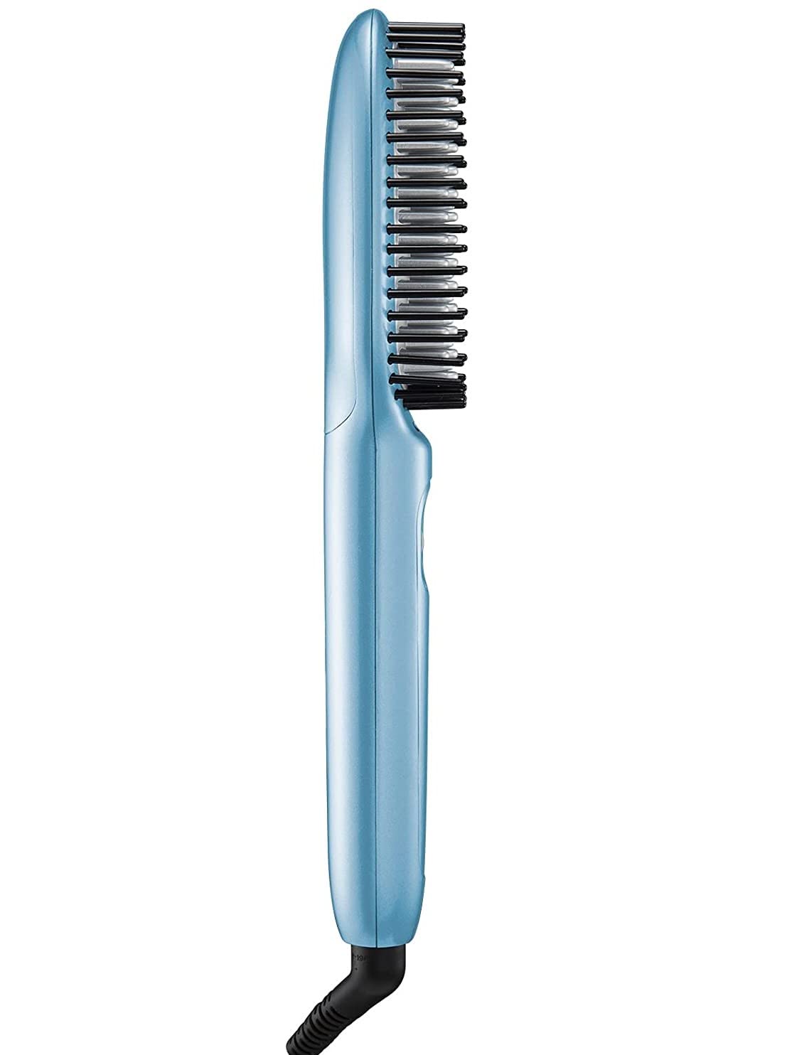 BaBylissPRO Nano Titanium Thermal Paddle Brush side view distributes heat evenly for styling.