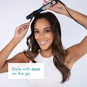 BaBylissPRO Nano Titanium wand is travel-friendly and compact.