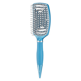 BaBylissPRO Nano Titanium vented paddle brush boosts airflow for faster blowouts.