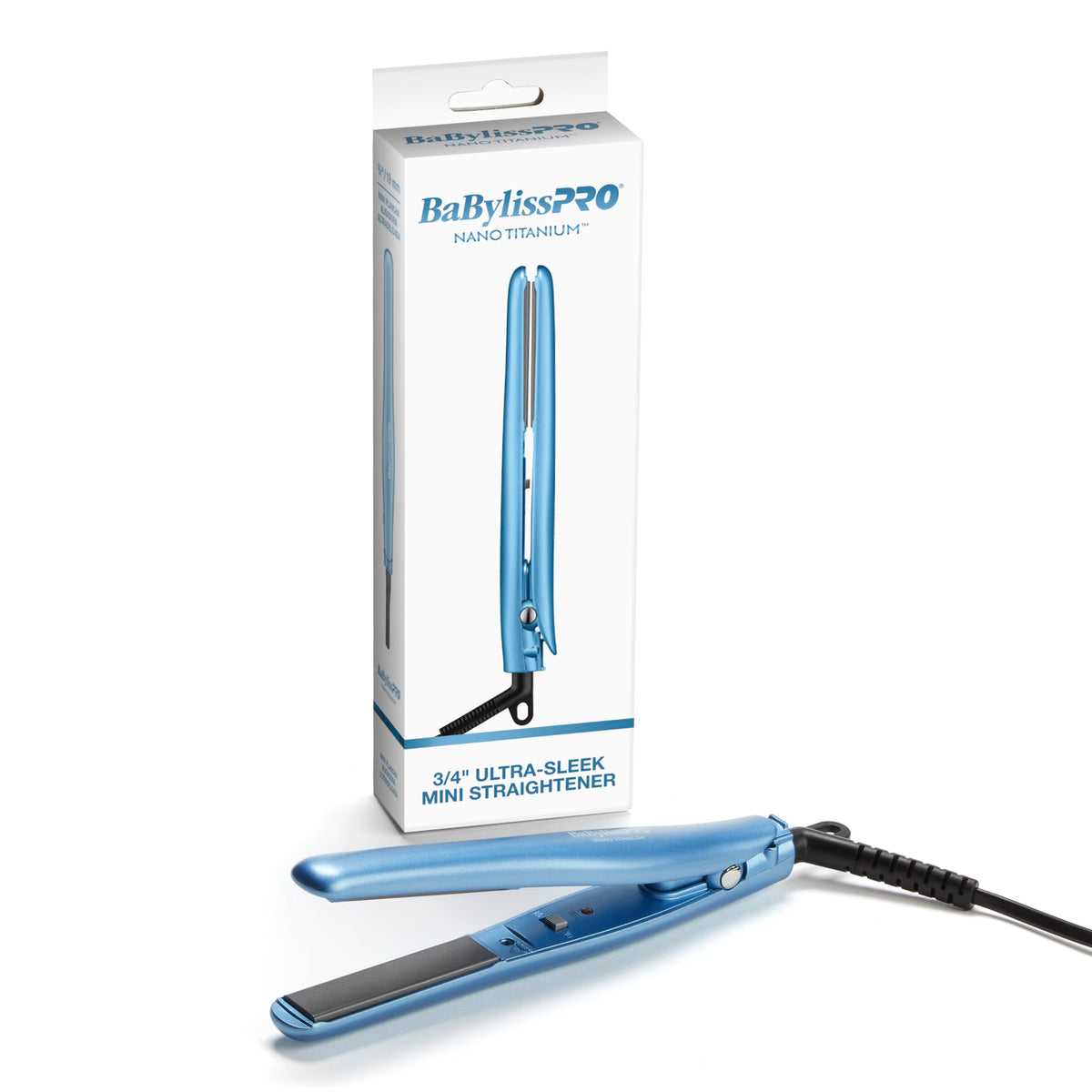 BaBylissPRO rear lock secures the compact iron for storage.