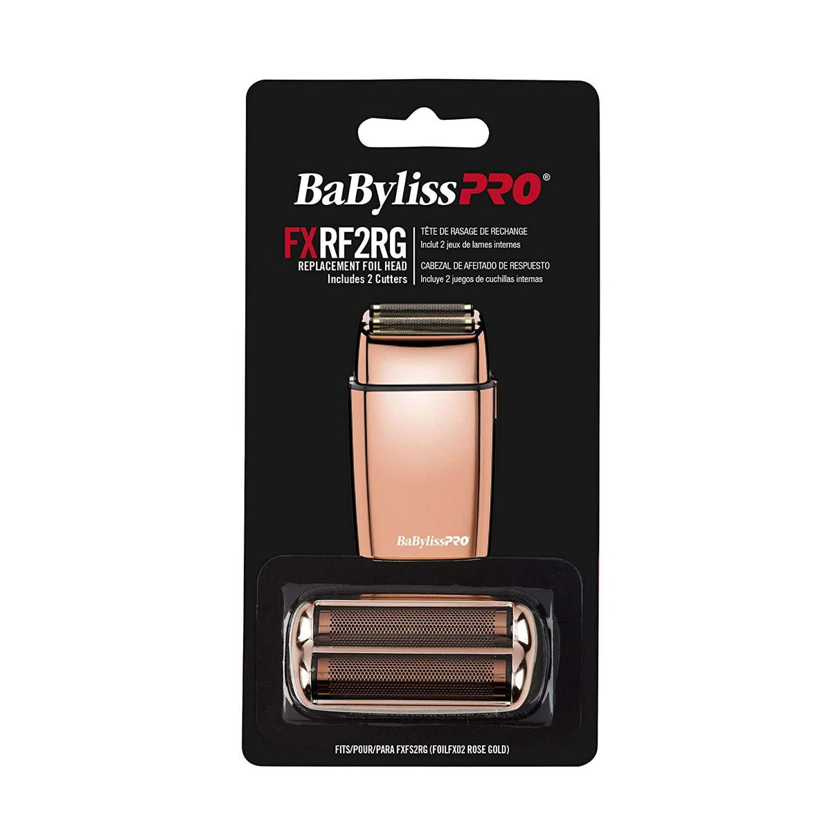 BaBylissPRO RoseFX cutters close-up for clean, smooth shaves.