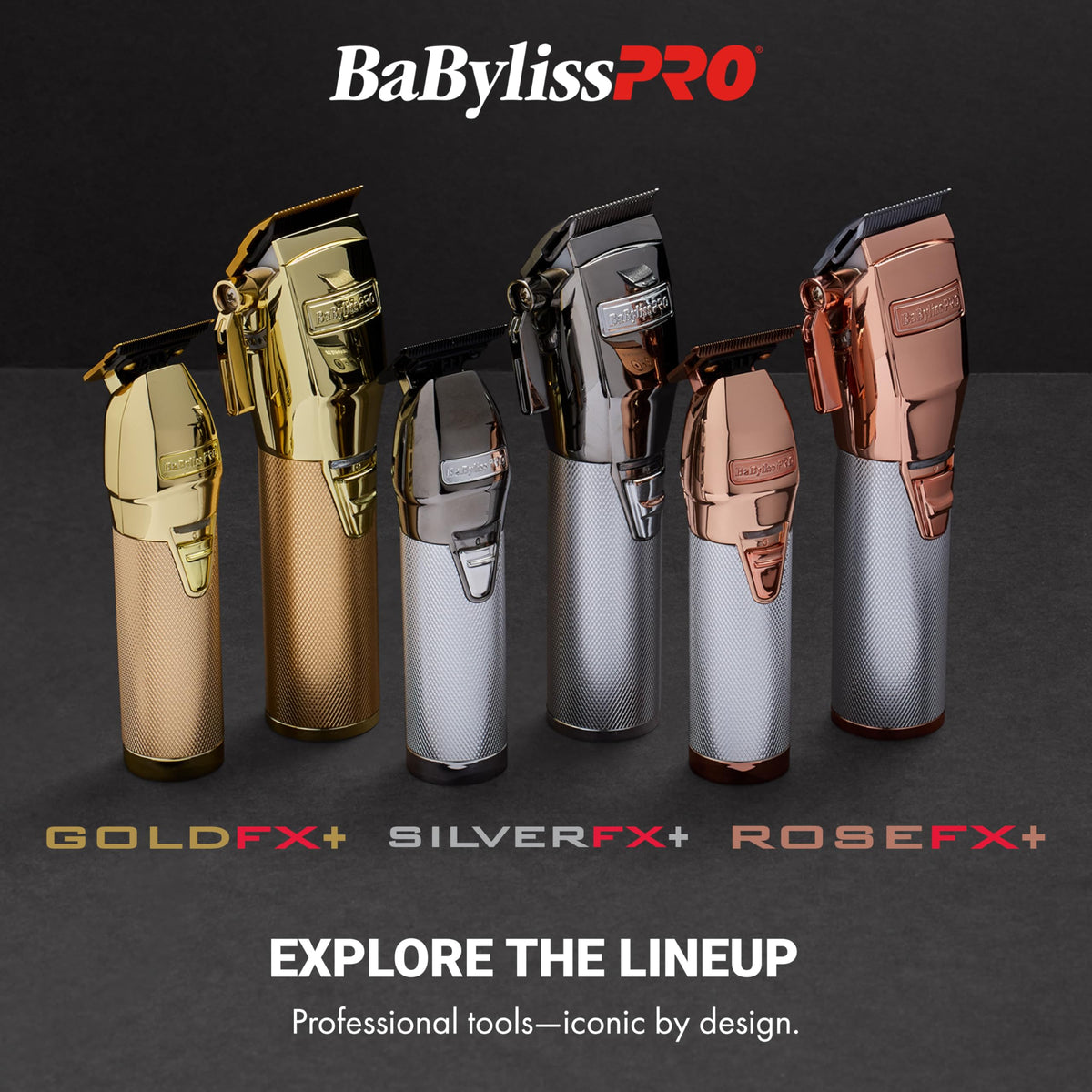 BaBylissPRO RoseFX+ ideal for crispy edge ups and hard lines in professional settings
