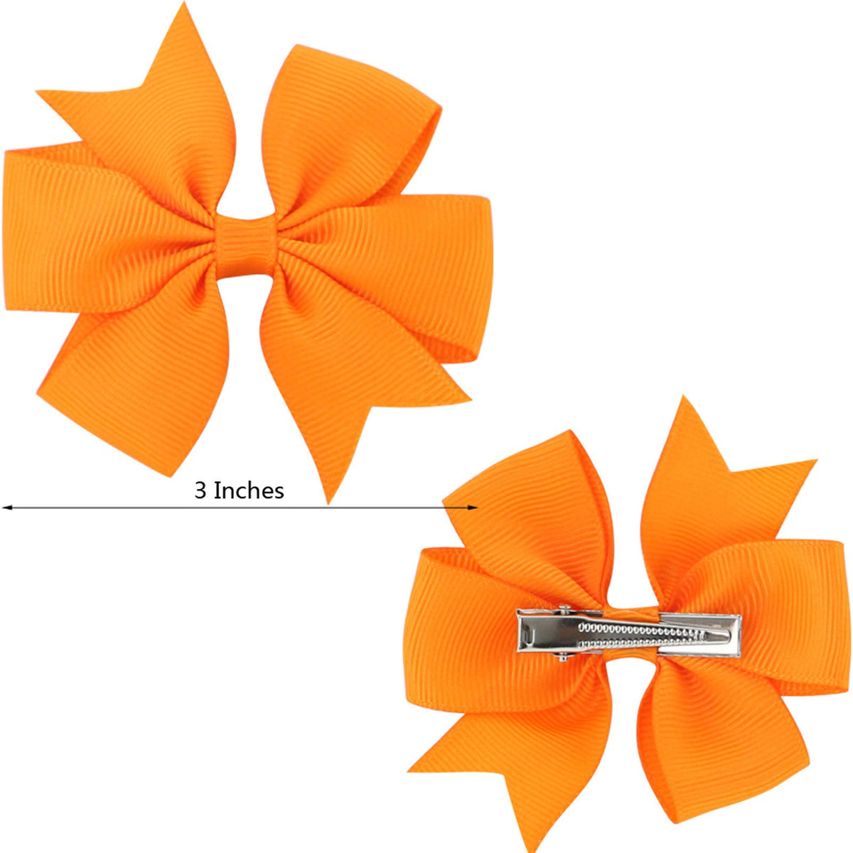 Babymatch alligator clip bows 3-inch in 60 colors for versatile party looks