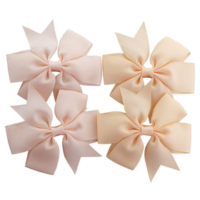 Babymatch baby girl bows clip set for toddlers and young kids