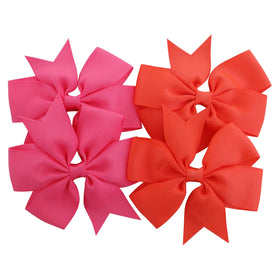 Babymatch colorful bows 3-inch pinwheel design for coordinated outfits