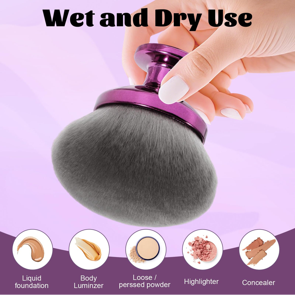 BABYSHEEP large brush delivers quick full-body coverage